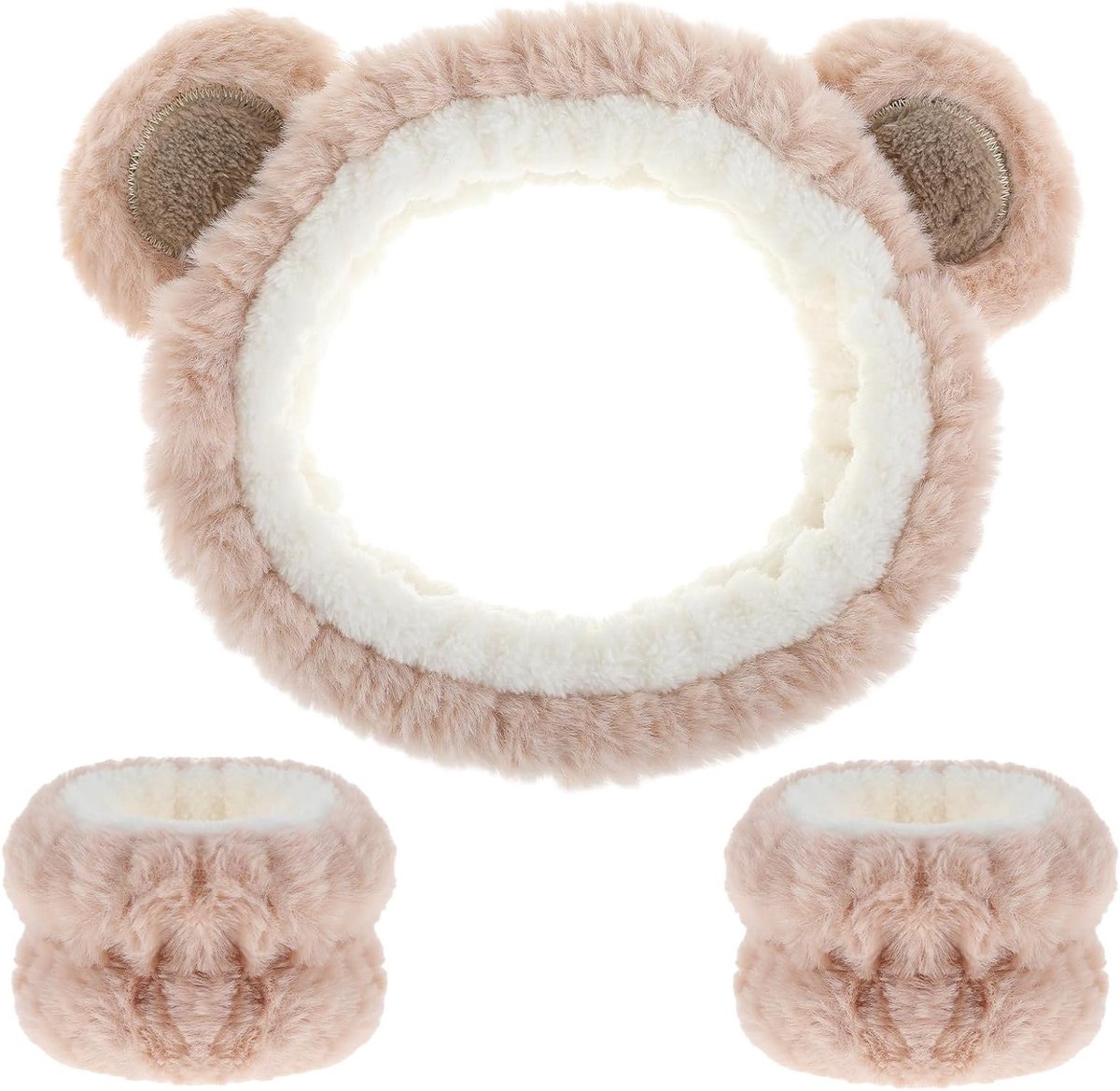 Elastische Haarband voor Make-up en Reiniging, Absorberende Gezichtsband voor Dames, Ideaal voor Yoga en Huidverzorging