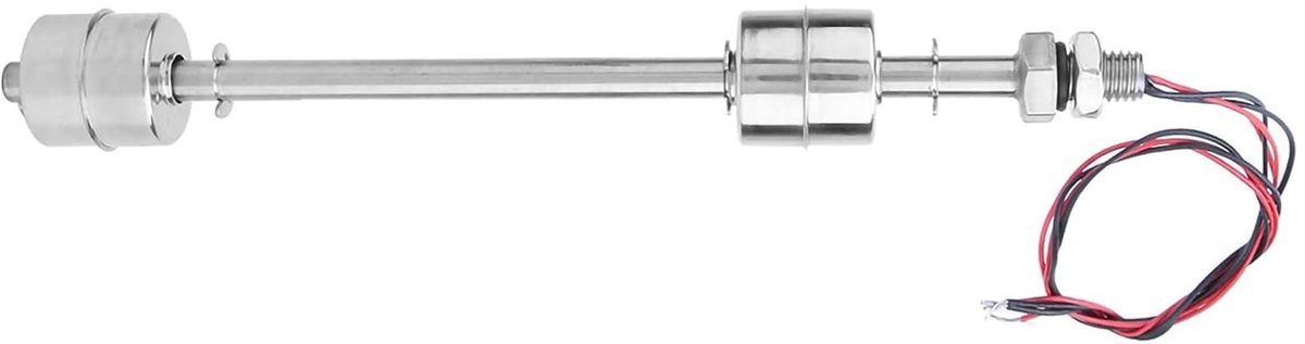 Waterniveau Sensor met Dubbele Bal, RVS Vlotterschakelaar voor Waterreservoir, Zwembad en Aquarium - 250mm en 200mm Floating Body