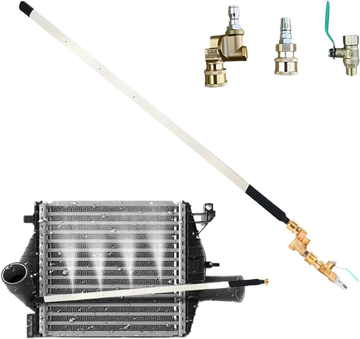 Reinigingsgereedschap Radiator - Flexibele Pijp - Efficiënte Reiniging - 180 Graden Rotati