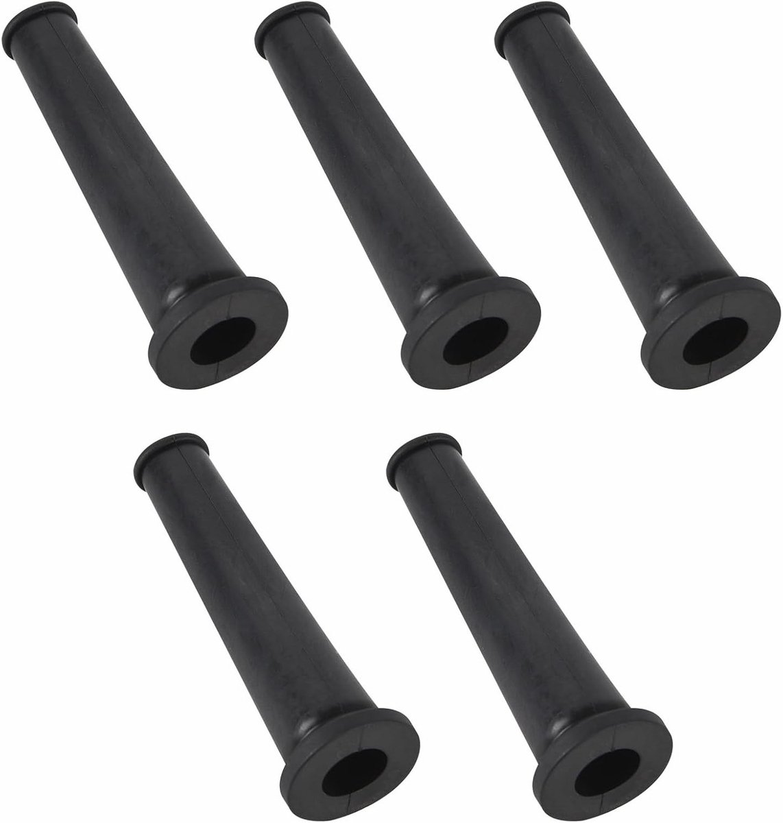 Rubber Strain Relief Cord Boot Protector Set - 5 Stuks Kabelbescherming, Slijtvaste Huls voor Elektrisch Gereedschap en Draden, 67x8mm