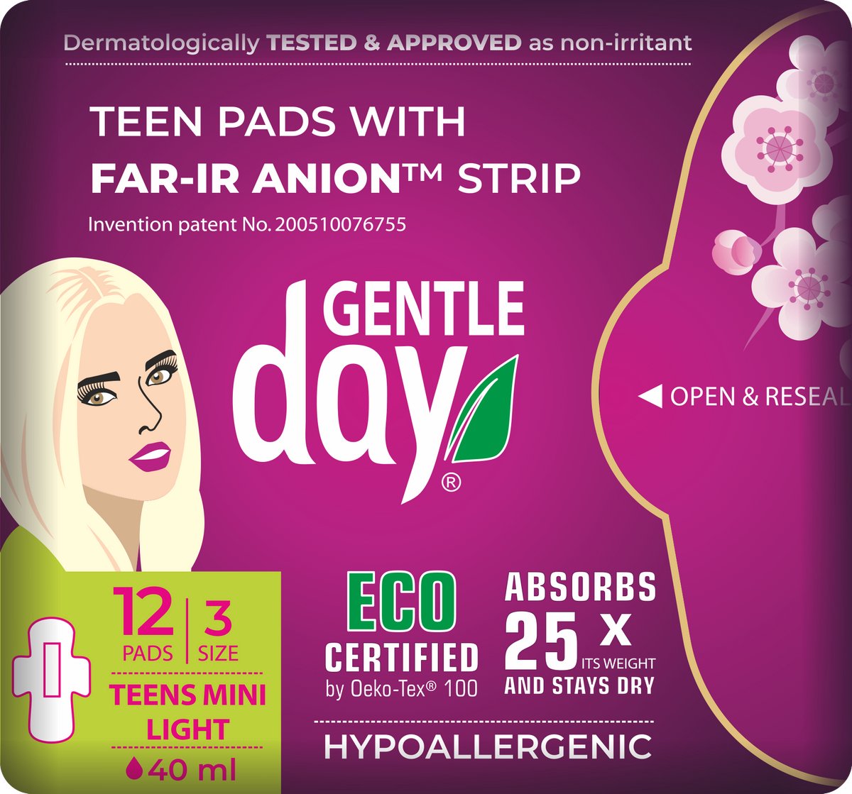 Gentle Day Maandverband tiener (12st)
