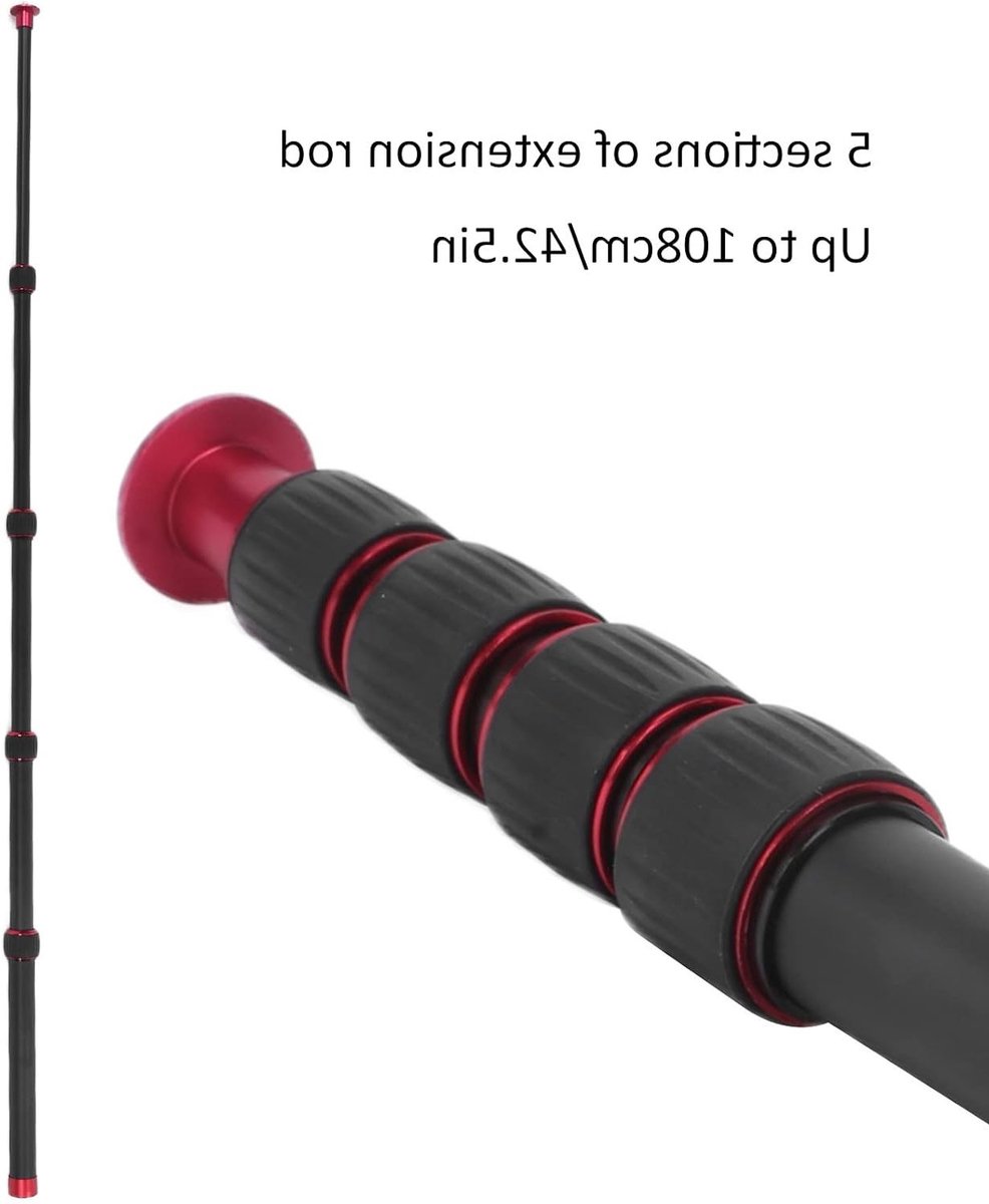 Camera Monopod Extender - Aluminium Tripod Verlengbuis met Knopvergrendeling voor Fotografie en Videografie
