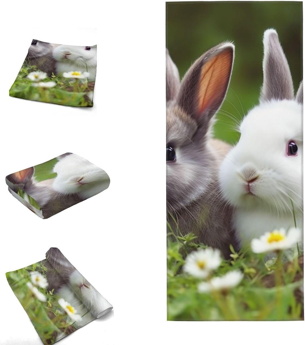 Microvezel Handdoek - Sneldrogende Handdoek - Reizen en Sport - Zeer Absorberend - 30x70cm