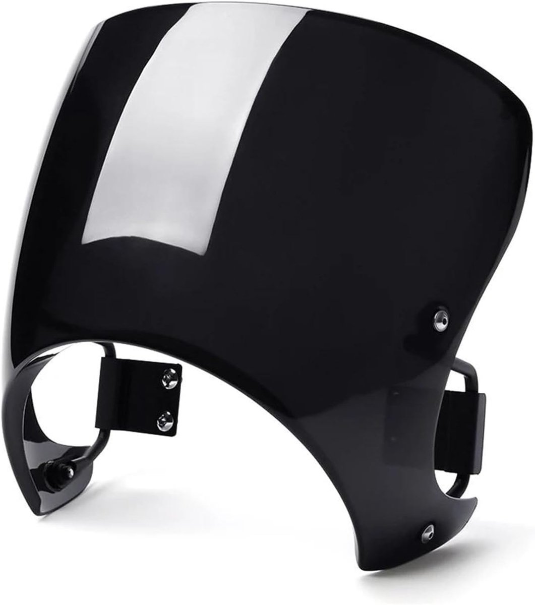 Motor Voorruit - Windscherm Deflector - Comfortabele Rit - Flexibel Gebogen Ontwerp - 580 Gram - Smoke