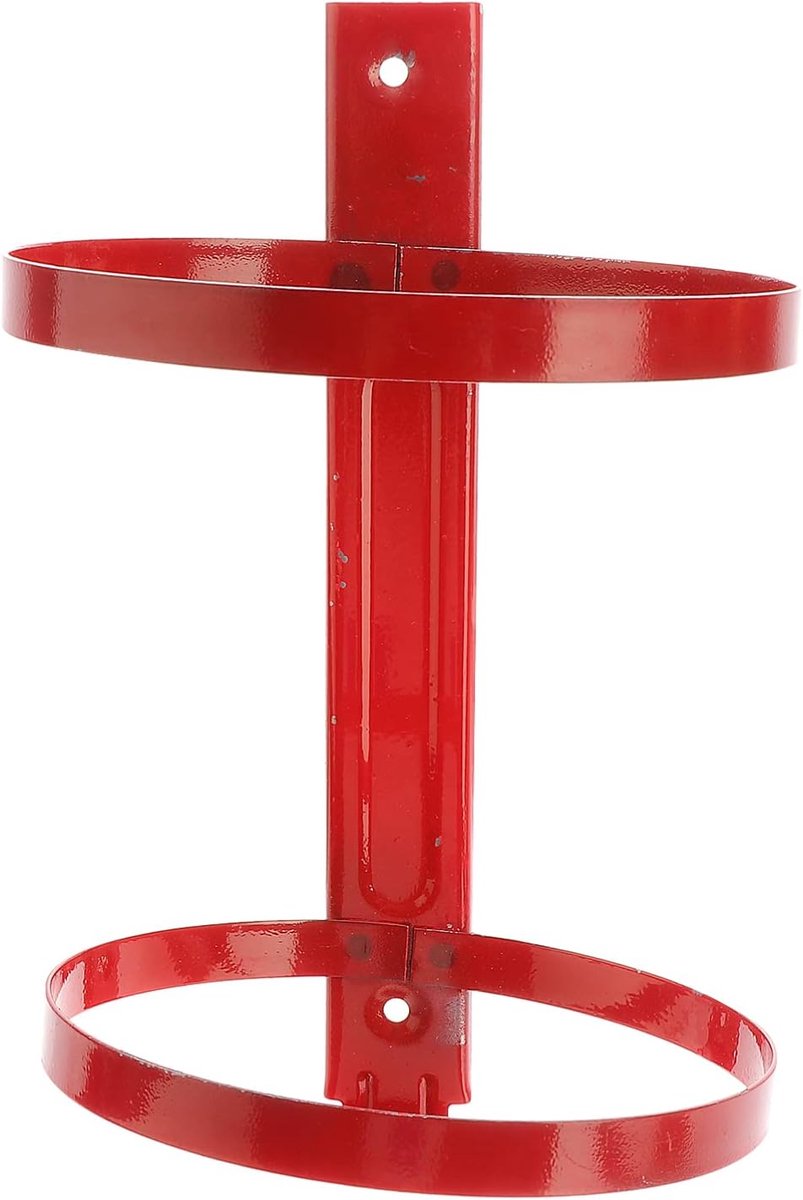 Brandblusser Beugel - Wandhouder - Veiligheid Thuis - Stevig IJzer - 29.5X15.5CM - Rood