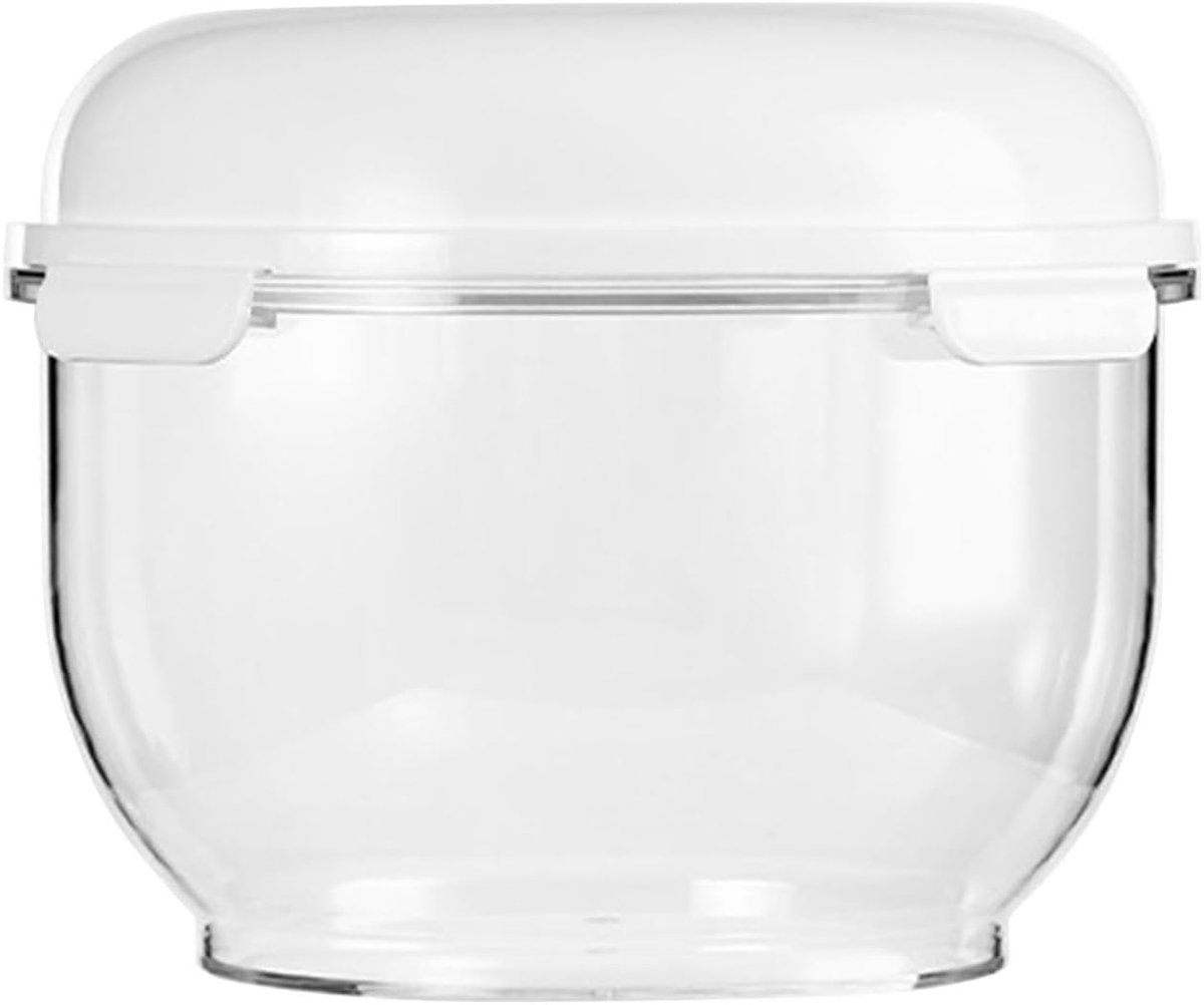 Deeg Gisting Container - Brood Bakvorm - Deeg Laten Rijzen - Antiaanbaklaag - 3 Liter Inhoud - Transparant