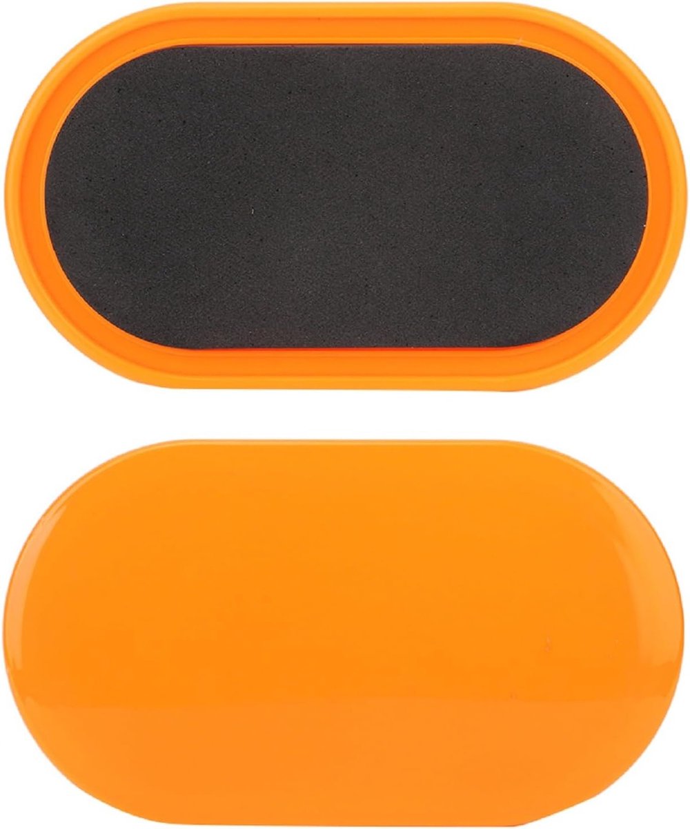 2 Stuks Ovalen Fitness Sliders voor Yoga en Oefeningen - Ideaal voor Thuis Workout, Training en Core Stabiliteit