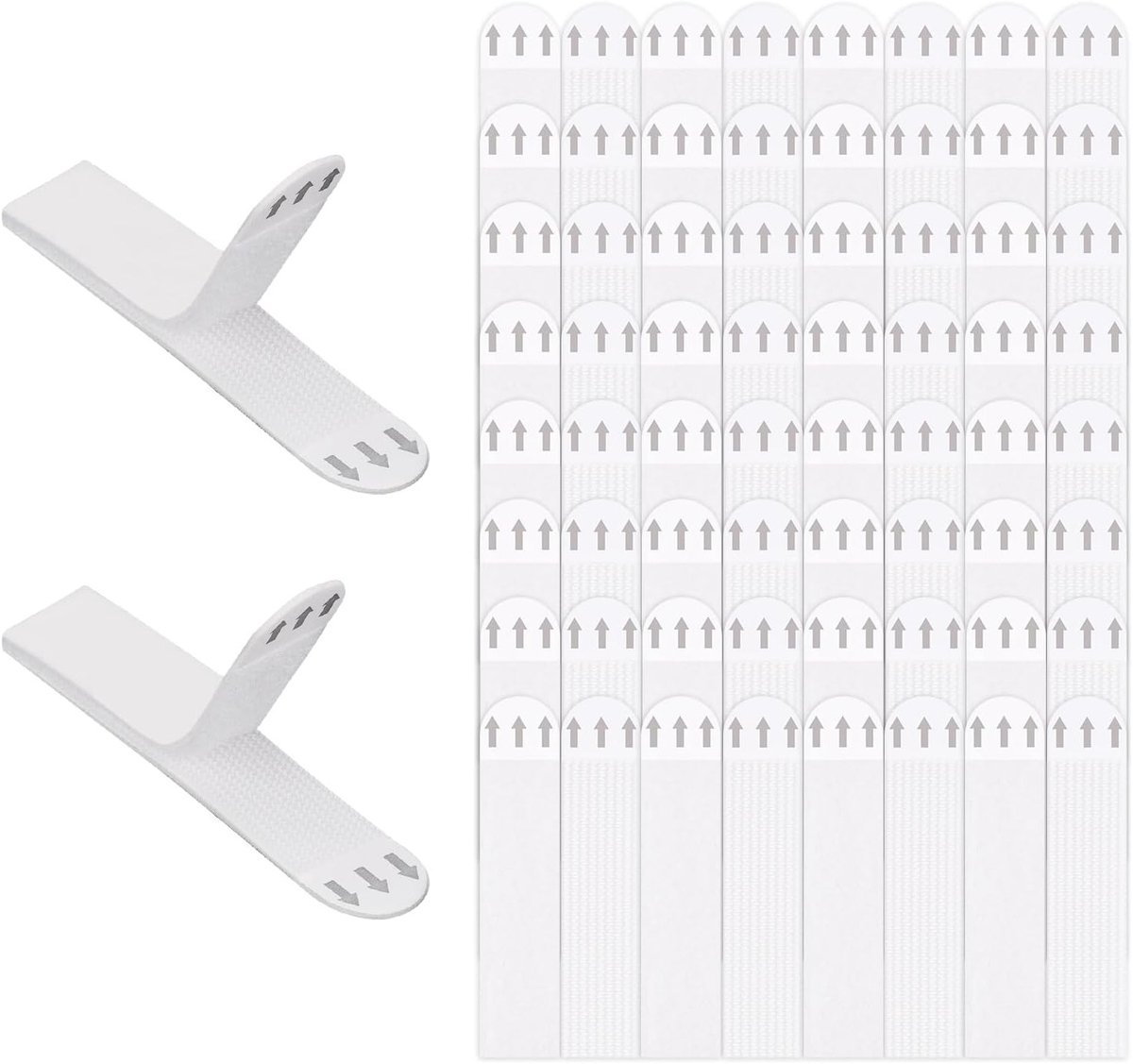 Hoge kwaliteit zelfklevende strips voor het ophangen van foto's en schilderijen, 32 paar, beschadigingsvrij en zonder spijkers, ideaal voor muren en fotolijsten