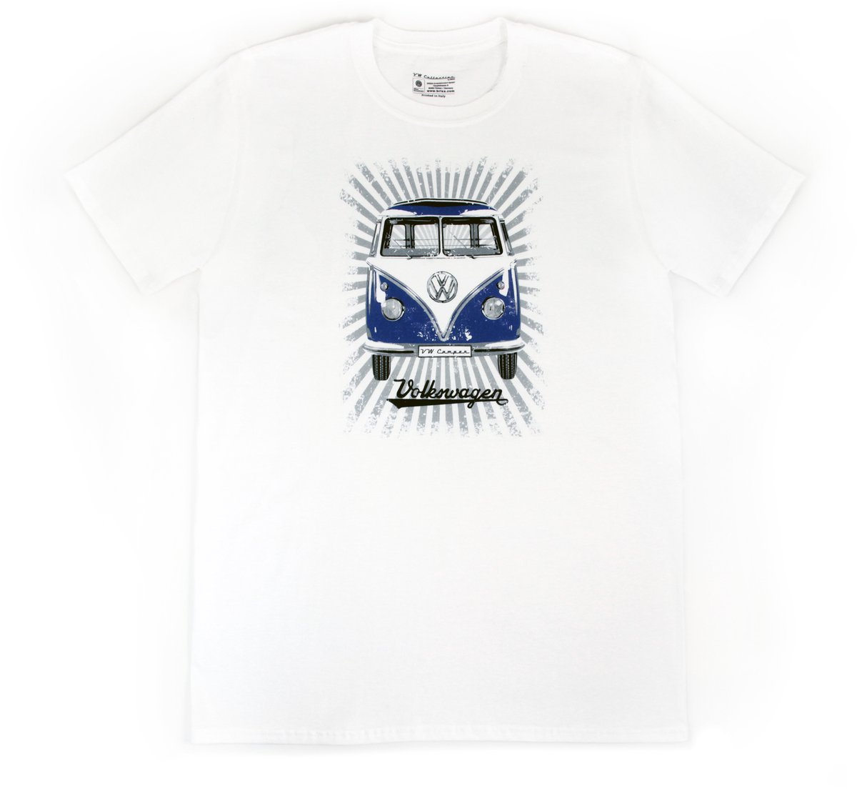BRISA VW Collection - Stijlvol vintage Volkswagen T1 Bulli Bus T-shirt, unisex met retro motief