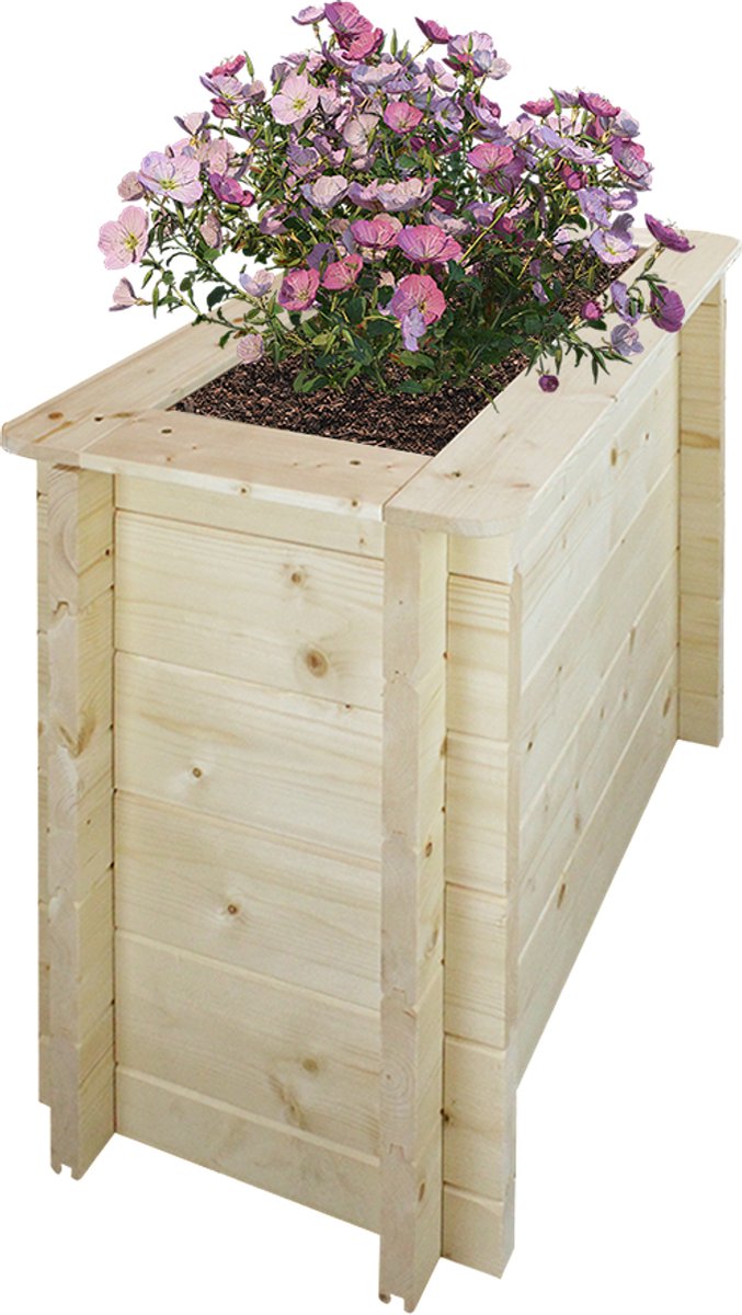 Timbela M612-1 - Houten buitenmoestuin - 78x38xH57 cm