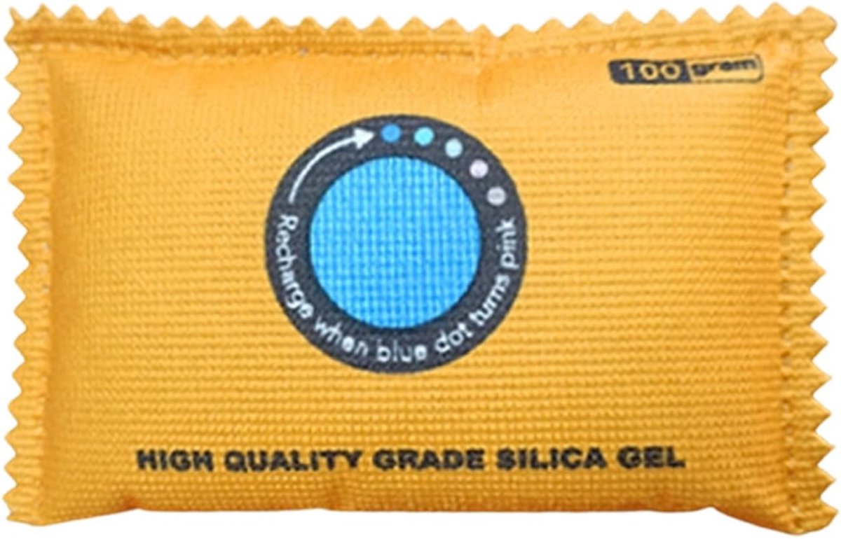 Silicagel Pakketten - Droogmiddel Absorber - Vocht Regelen - Magnetron Gereactiveerd - 23 x 86 x 23 cm - Oranje