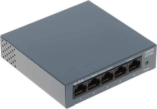 TP-Link LS105G - Netwerk Switch - Unmanaged - 5 poorten - Stalen Kast