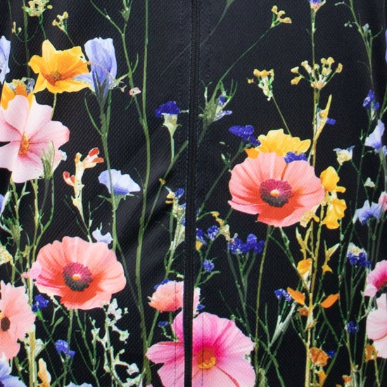 Fortissima Fietsshirt Bloemen - Heren en Dames - Korte Mouw - Maat M — afbeelding 5