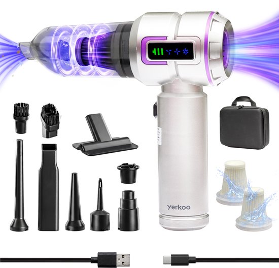 Yerkoo - Kruimeldief - Auto Stofzuiger - Yerkoo - €39,95