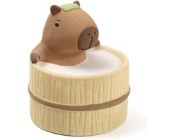 Geursteen - Keramische Aromadiffuser - Keramische Diffuser - Aromasteen - Badderende Capibara - Niet-elektrisch - Passief - Langdurige Geur - Voor Thuis, Badkamer, Kantoor, Garderobekast, Schoenenkast, Auto, Yogastudio, Sauna
