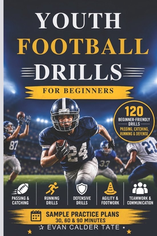 Youth Football Drills for Beginners - cover