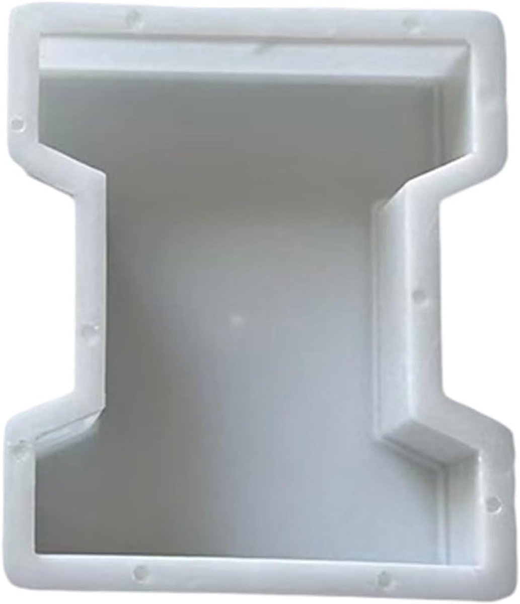 Betonnen Mallen - Tuin Stenen - Pad Aanleggen - Herbruikbaar Plastic - 19 x 15.8 cm - Wit