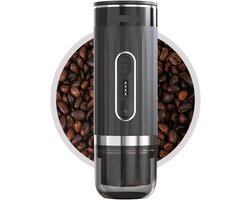 Draagbare Koffiemachine - Reis Koffiezetter - Onderweg Koffie - Draadloos Verwarmend - 7500 mAh Batterij - Zwart