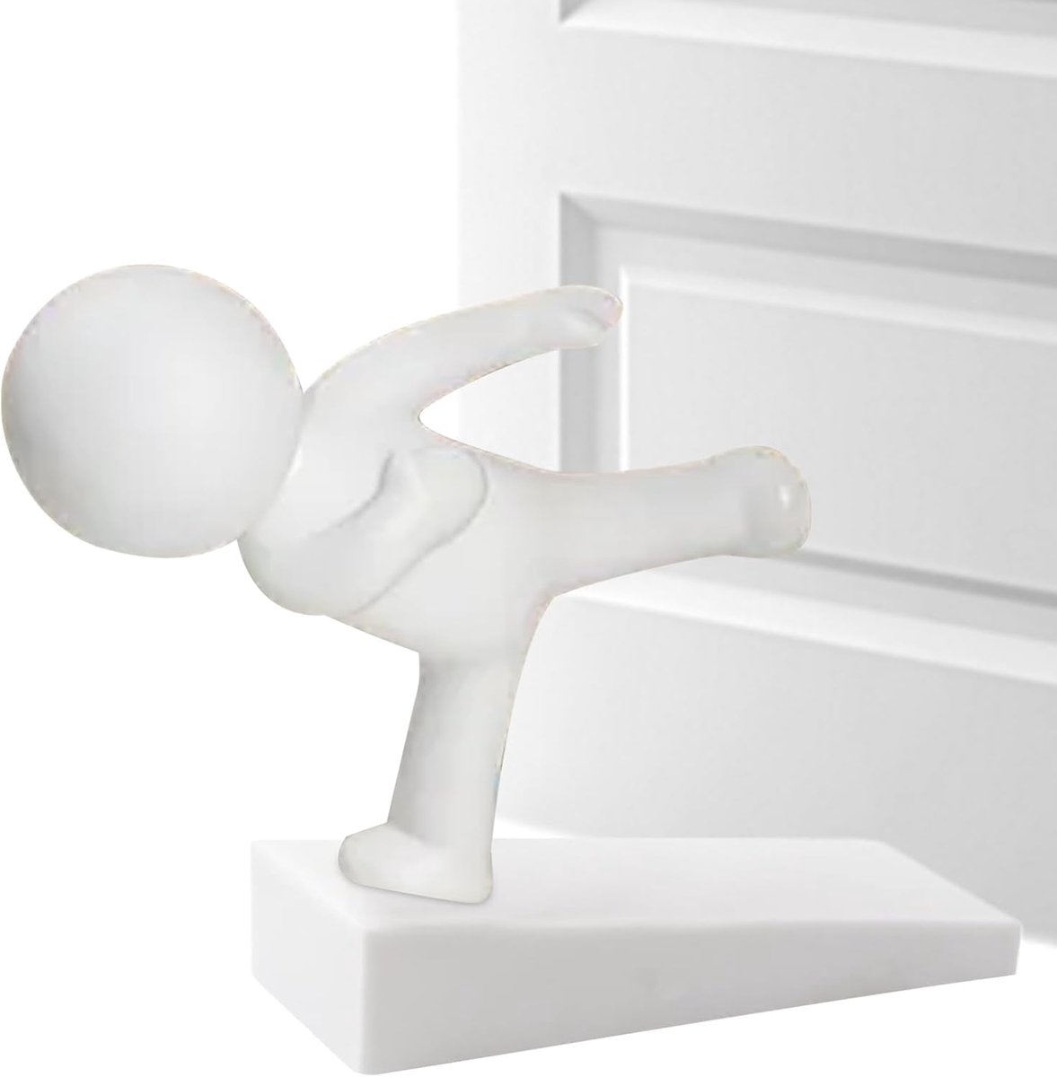 Deurstopper Figuur - Onderdeur Beschermer - Tocht Weren - Beschermt Vloer Wand - 11x7x7 cm - C