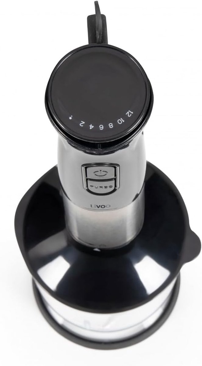 Staafmixer Set - Handmixer Blender - Keukenbereidingen - Ergonomische Handgreep - 700 ml - Zwart — afbeelding 4