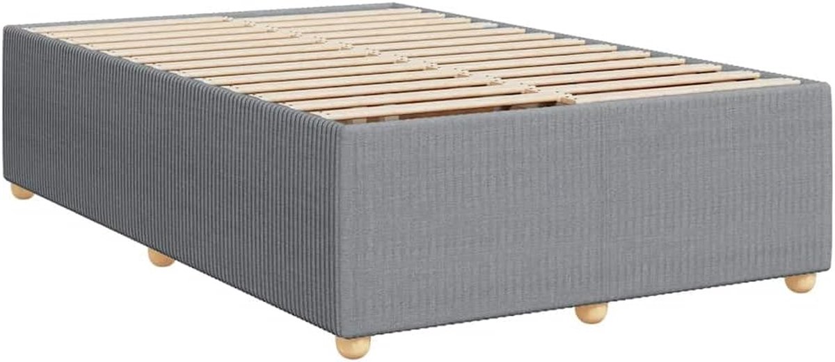 Bedframe - Houten Bodem - Rustgevend Slapen - Ademende Lattenbodem - 120x200 cm - Lichtgri