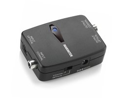 Marmitek Connect TC22 audio Converter digitaal - Toslink converter - Toslink naar coaxiaal en coaxiaal naar Toslink