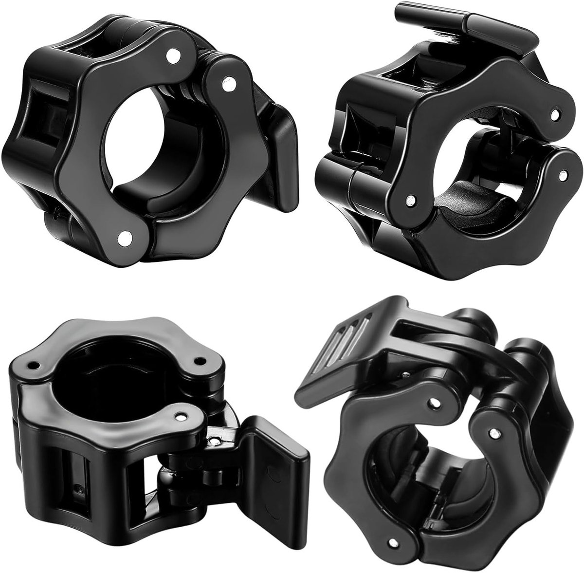 Set van 4 Dumbbell Klemmen, 30 mm Barbell Clips voor Gewichtheffen, Fitness en Training Accessoires