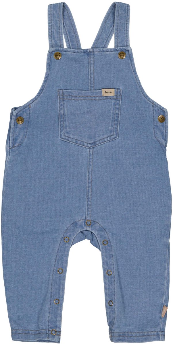 B.E.S.S. - Salopette jog denim - Blauw