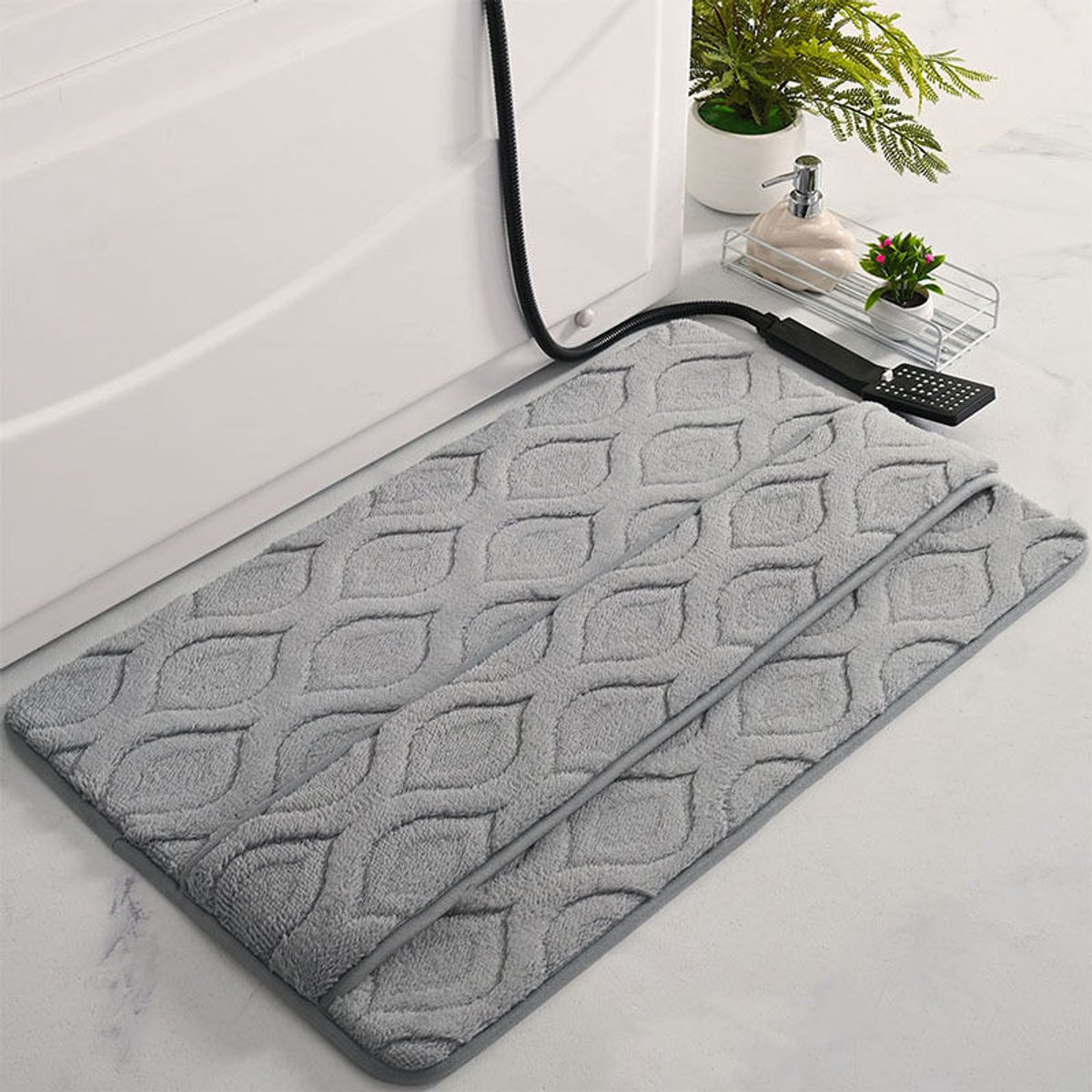 LISM-Badkamermat, deurmat, vlekbestendig, absorberend, antislip badkamermat