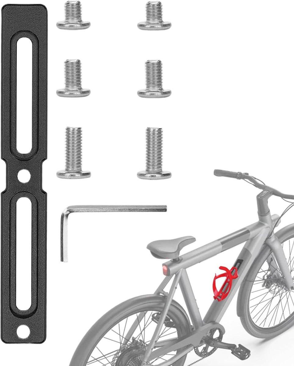 Bidon Houder Adapter - Flesmontage Positiezetter - Fietsen en Scooter - Verstelbare Beugel - 16 x 6 x 1 cm