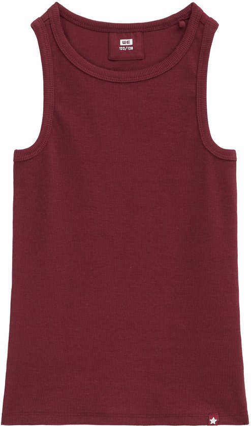 WE Fashion Meisjes singlet van ribstof