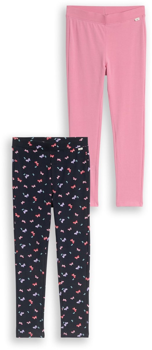 Tom Tailor - Basic legging in een set van 2 - Maat 122 - smooth rose