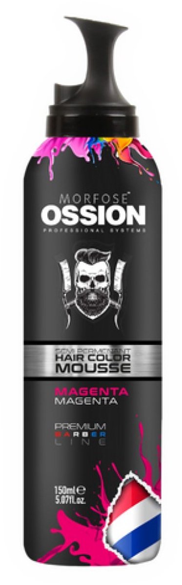 Morfose Ossion Semi Permanent Hair Color Mousse Magenta 150ml