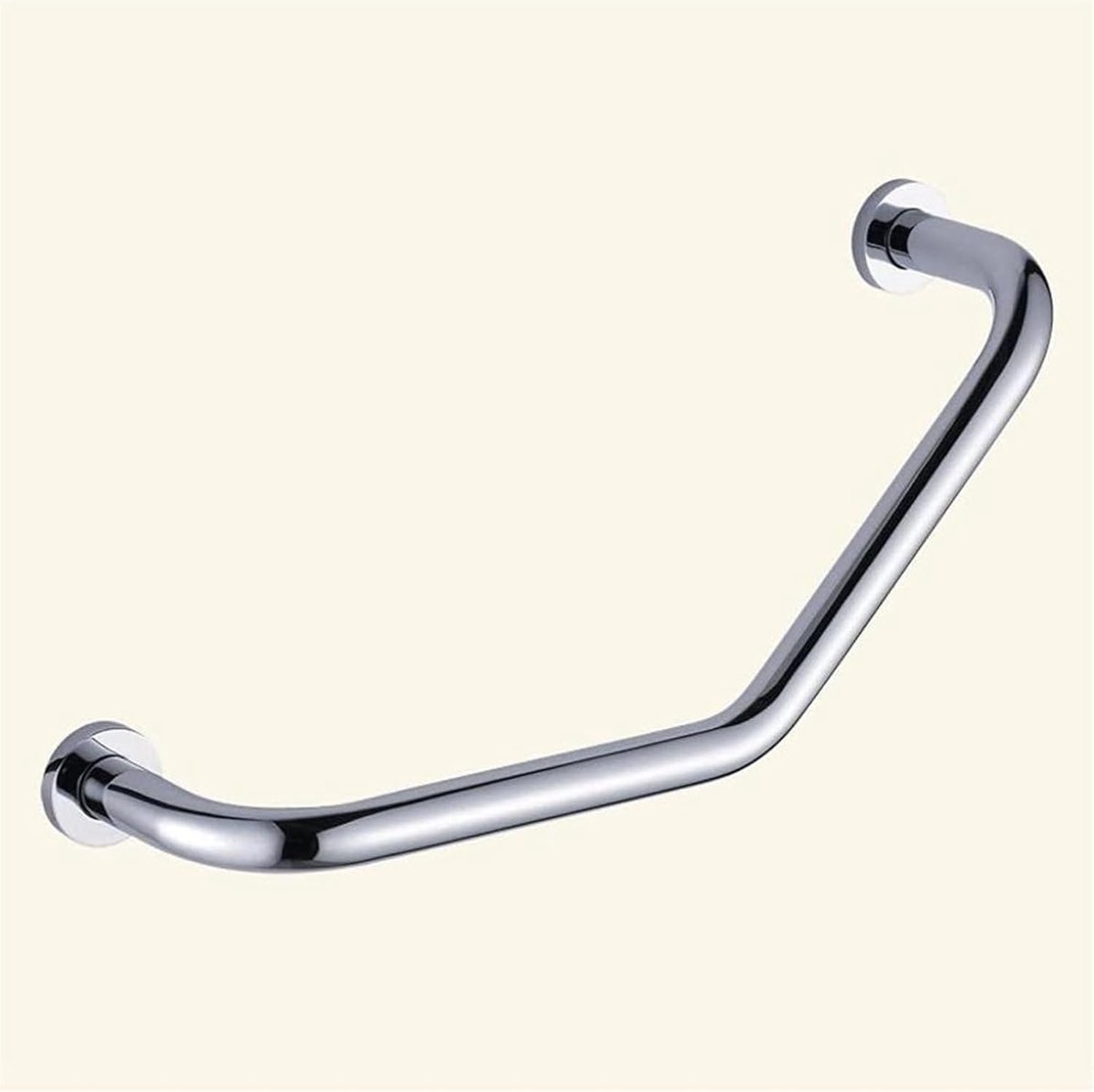 Badkamer leuning - Steunbeugel douche - Extra steun - L-vormig ontwerp - 420 mm - Zilver