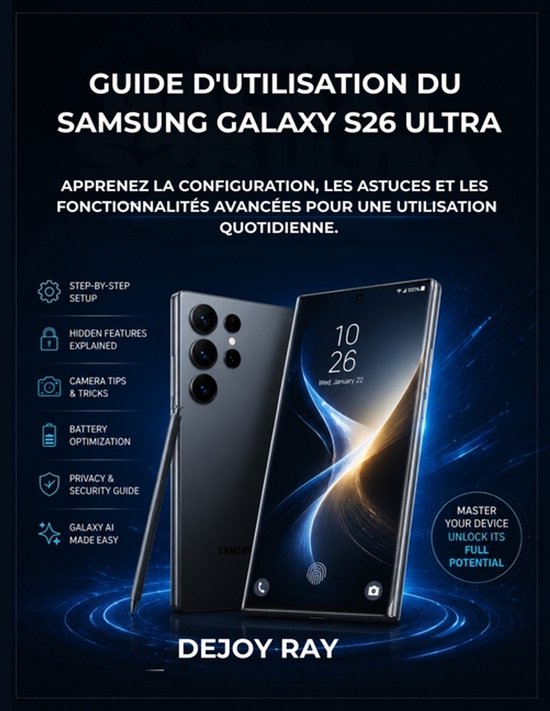 Guide d'utilisation du Samsung Galaxy S26 Ultra - cover