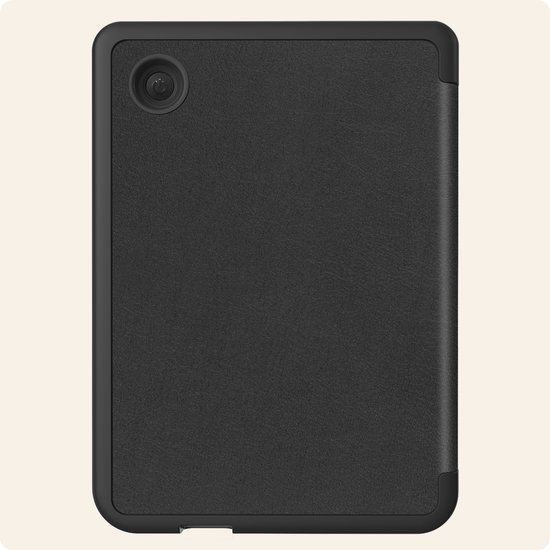 Hoesje Geschikt voor Kobo Clara 2E Hoes Book Case Trifold - Hoes Geschikt voor Kobo Clara 2E Hoesje Book Cover - Zwart van Hoesje  — afbeelding 4