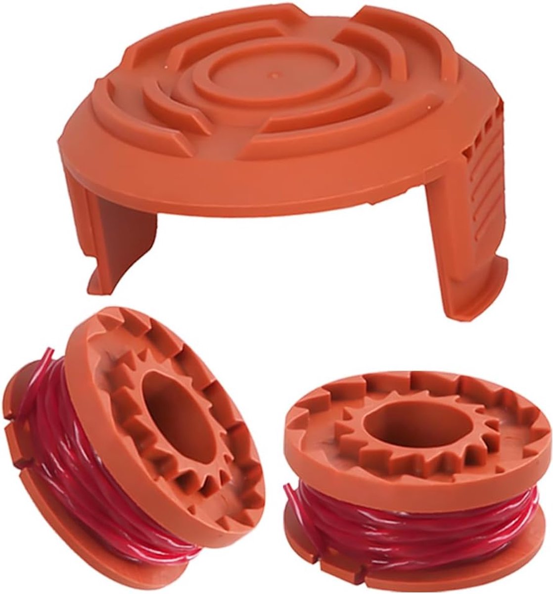 Trimmer Spoelen - Reserve Spoelen - Gazon Onderhoud - Perfecte Compatibiliteit - 3 Meter Lengte - Zwart