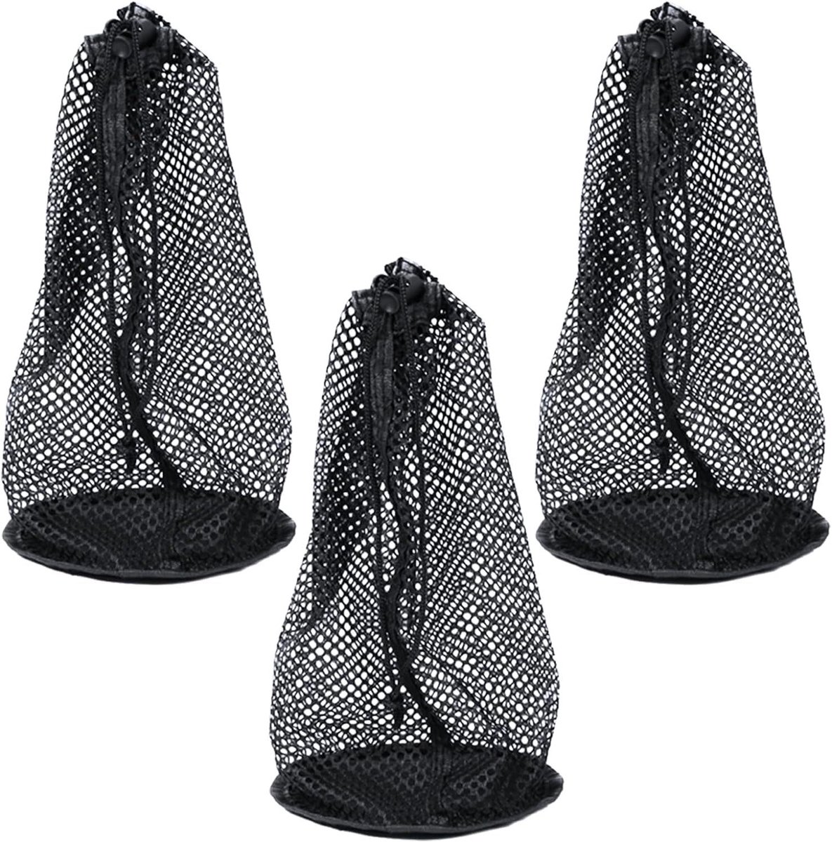 Golfballen Opbergzak van Nylon met Trekkoord - Mesh Pouch voor 48-56 Golfballen, Ideaal voor Golfaccessoires en Sportuitrusting
