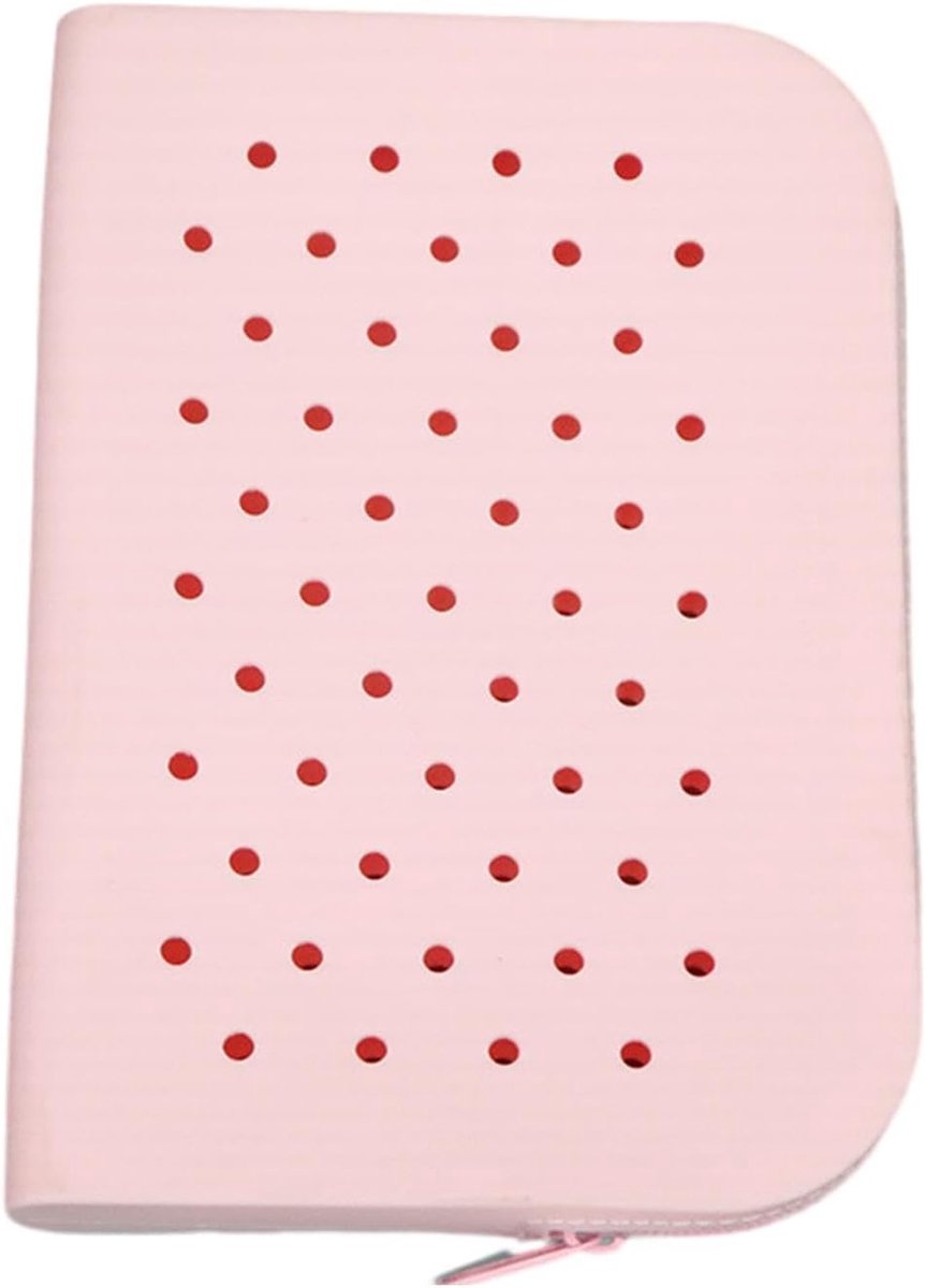 Siliconen etui - Pennenhouder tas - Briefpapier opbergen - Waterdicht en duurzaam - Grote capaciteit - Puur Roze