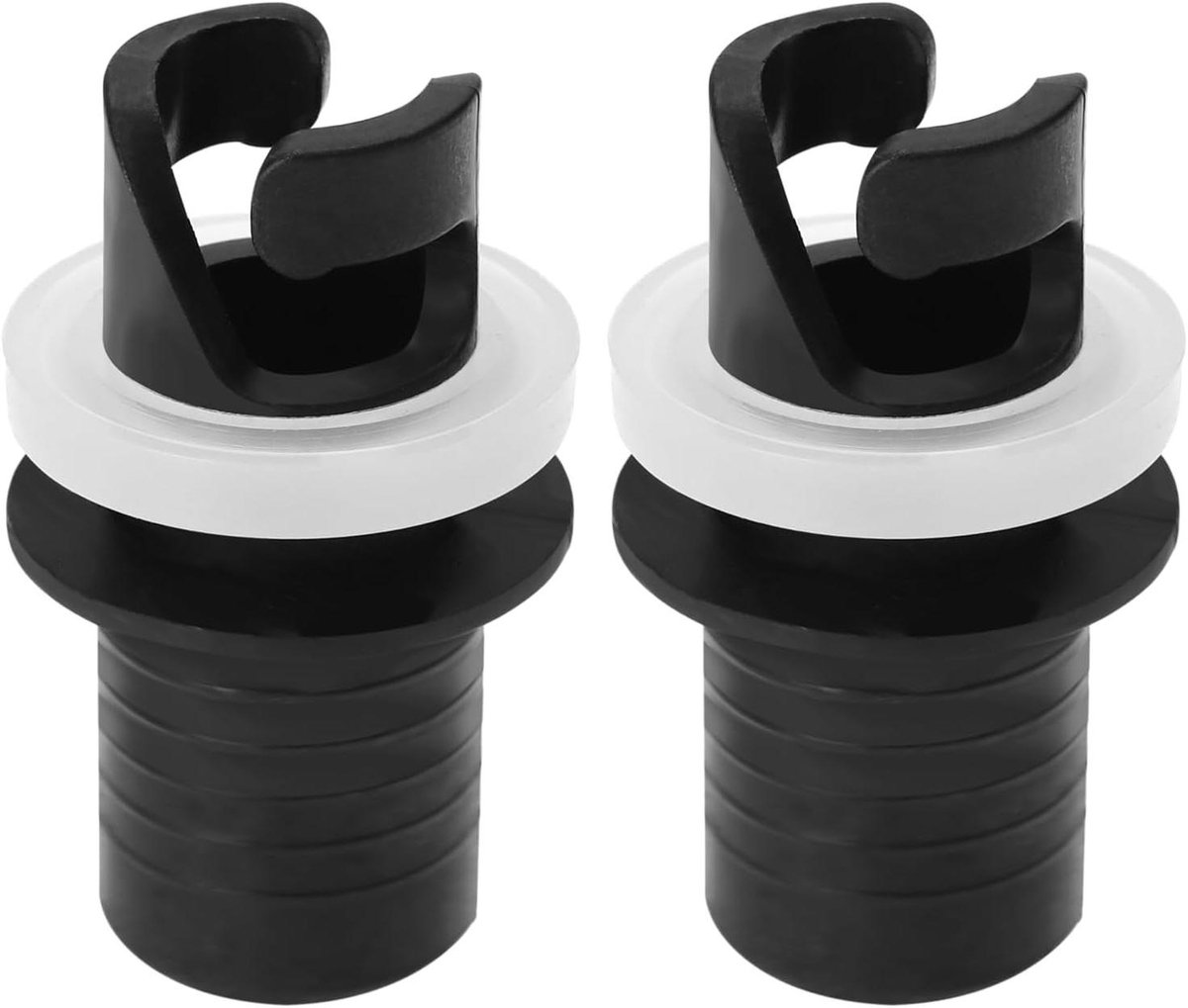 Boot Ventiel Adapter - Sup Pomp Connector - Water Sporten - Lekvrije Afdichting - 20x50mm - Zwart