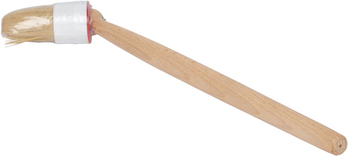 Montagepasta kwast 40 mm met houten steel, schuin 45°