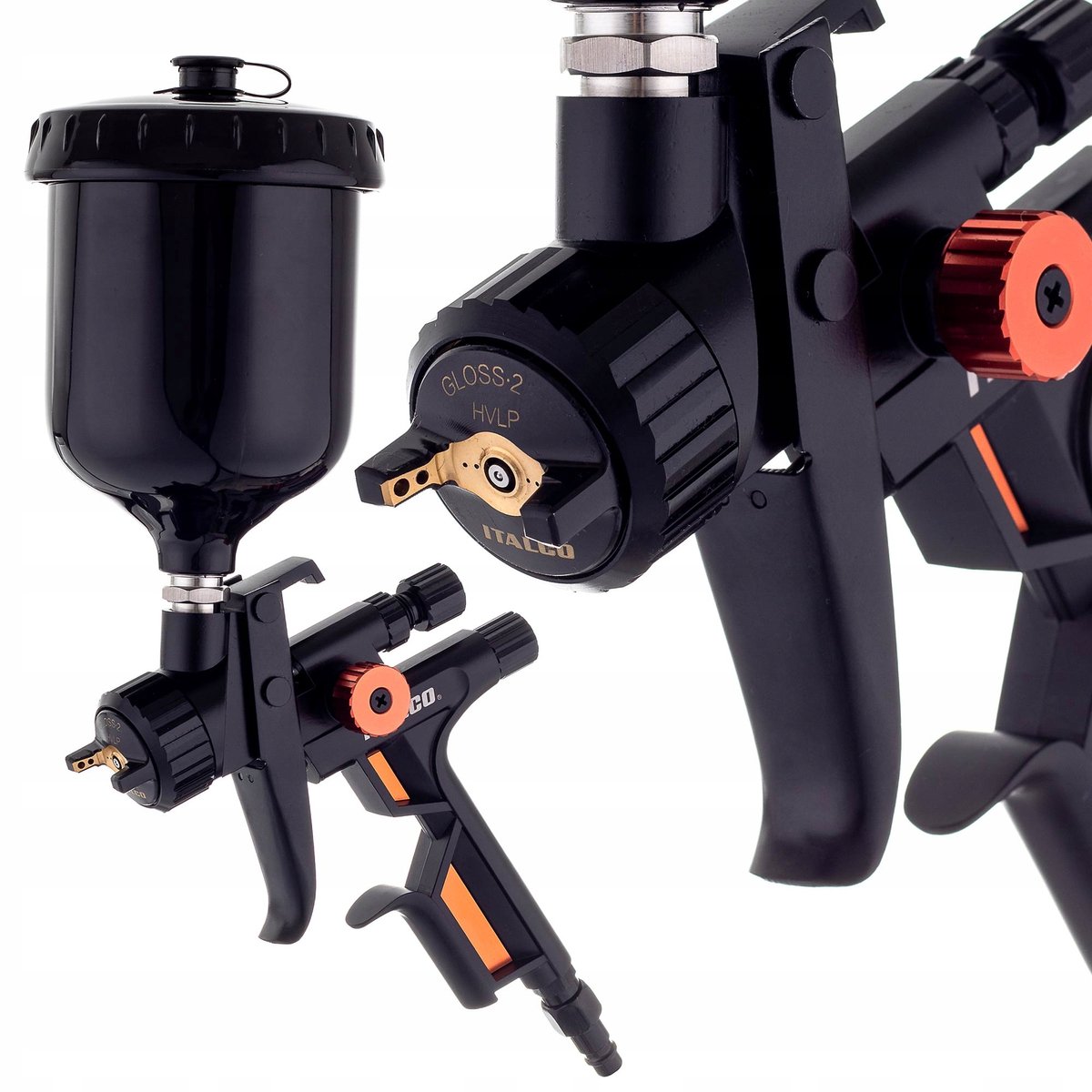 HVLP Lakspuit 1,3 mm 600 ml - Professionele set met verschillende coatings