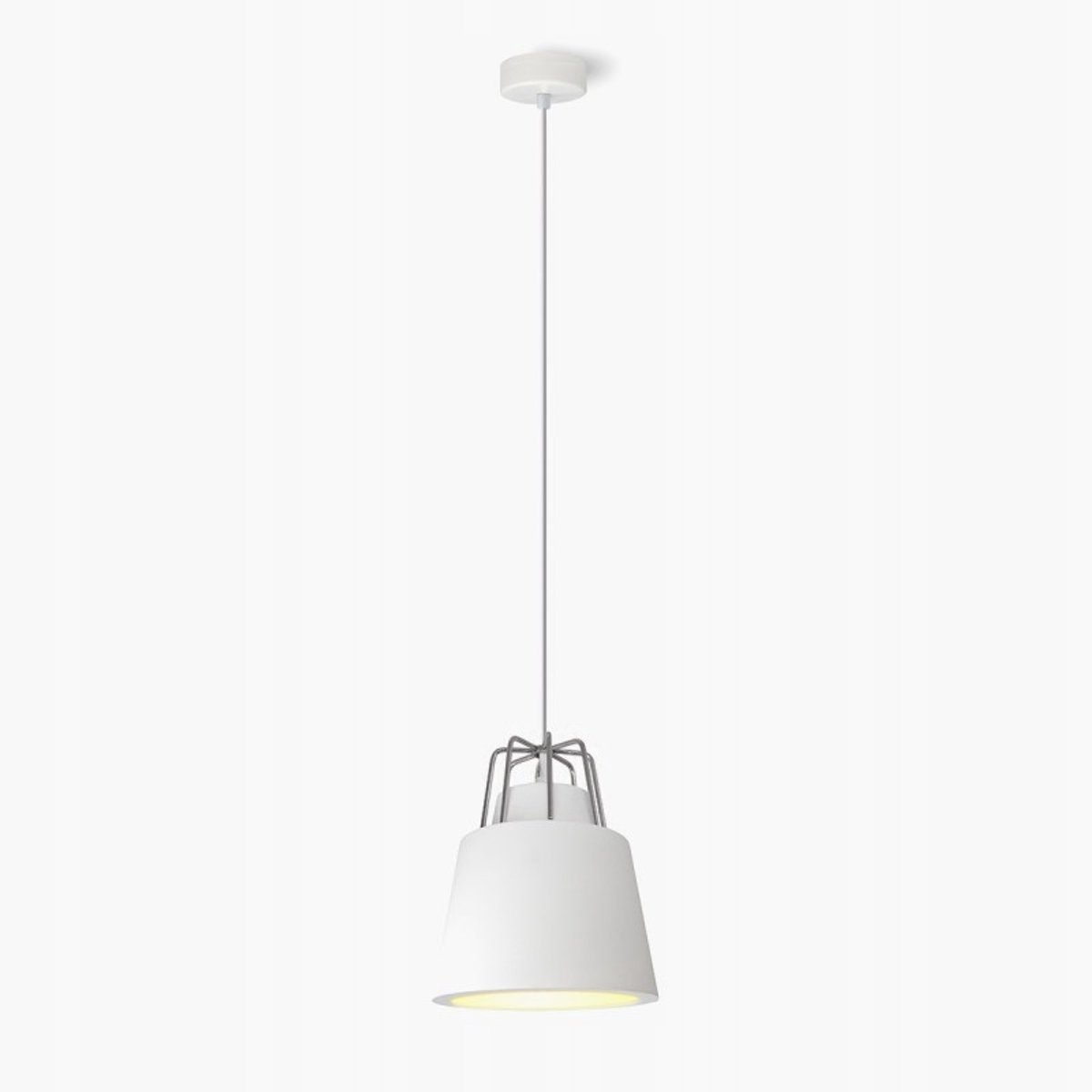 Lumatix Tiaki Witte Gips Hanglamp E27