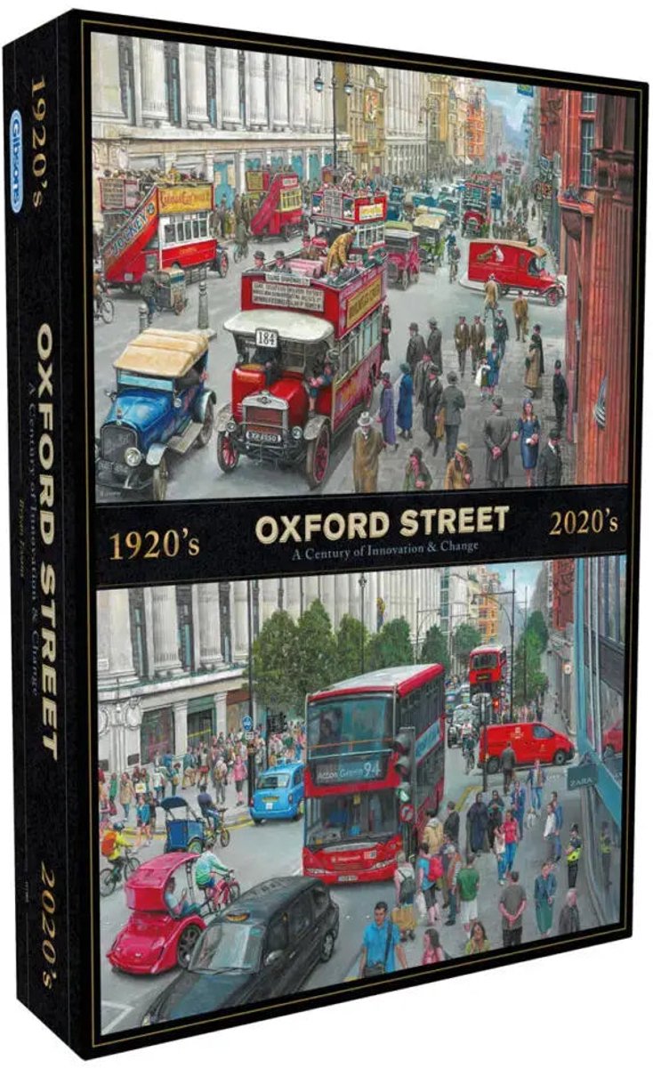 Oxford Street Through the Decades Puzzel 1000 Stukjes