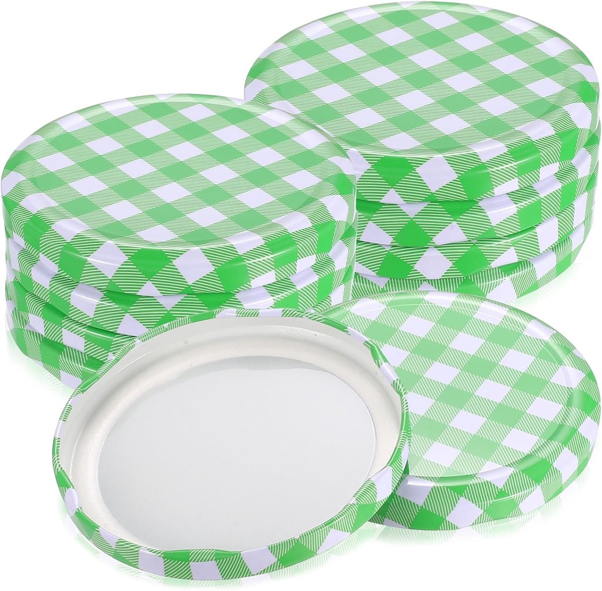 50 Stuks Vervangende Inmaakdeksels 82mm, Geschikt voor Jam, Honing en Marmelade in Mason Jars