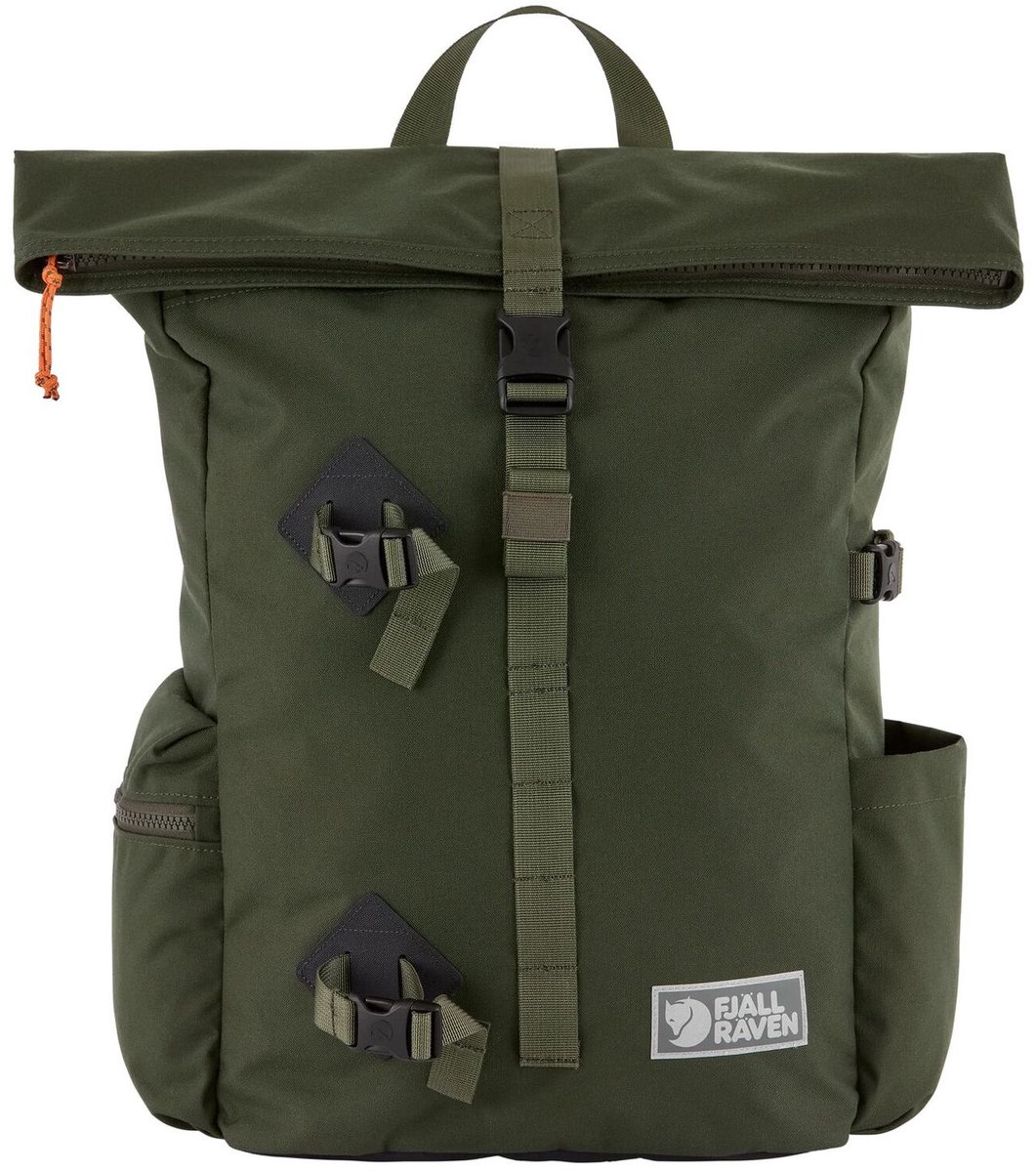 Fjällräven vrijetijdsrugzak rugzak met laptopvak Vardag Foldsack 25 Deep Forest groen