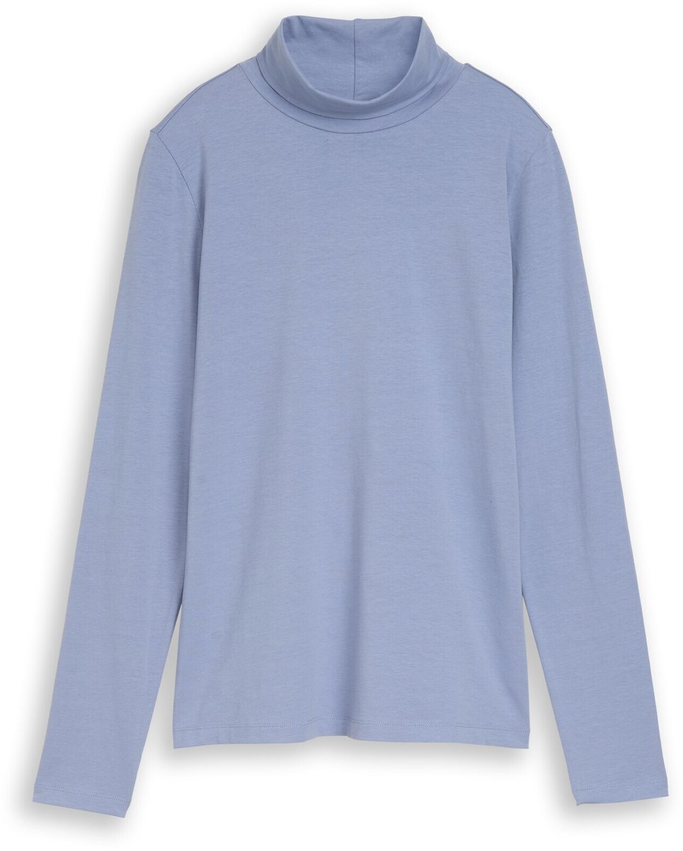 Tom Tailor - Basic shirt met col - Maat S - fern blue