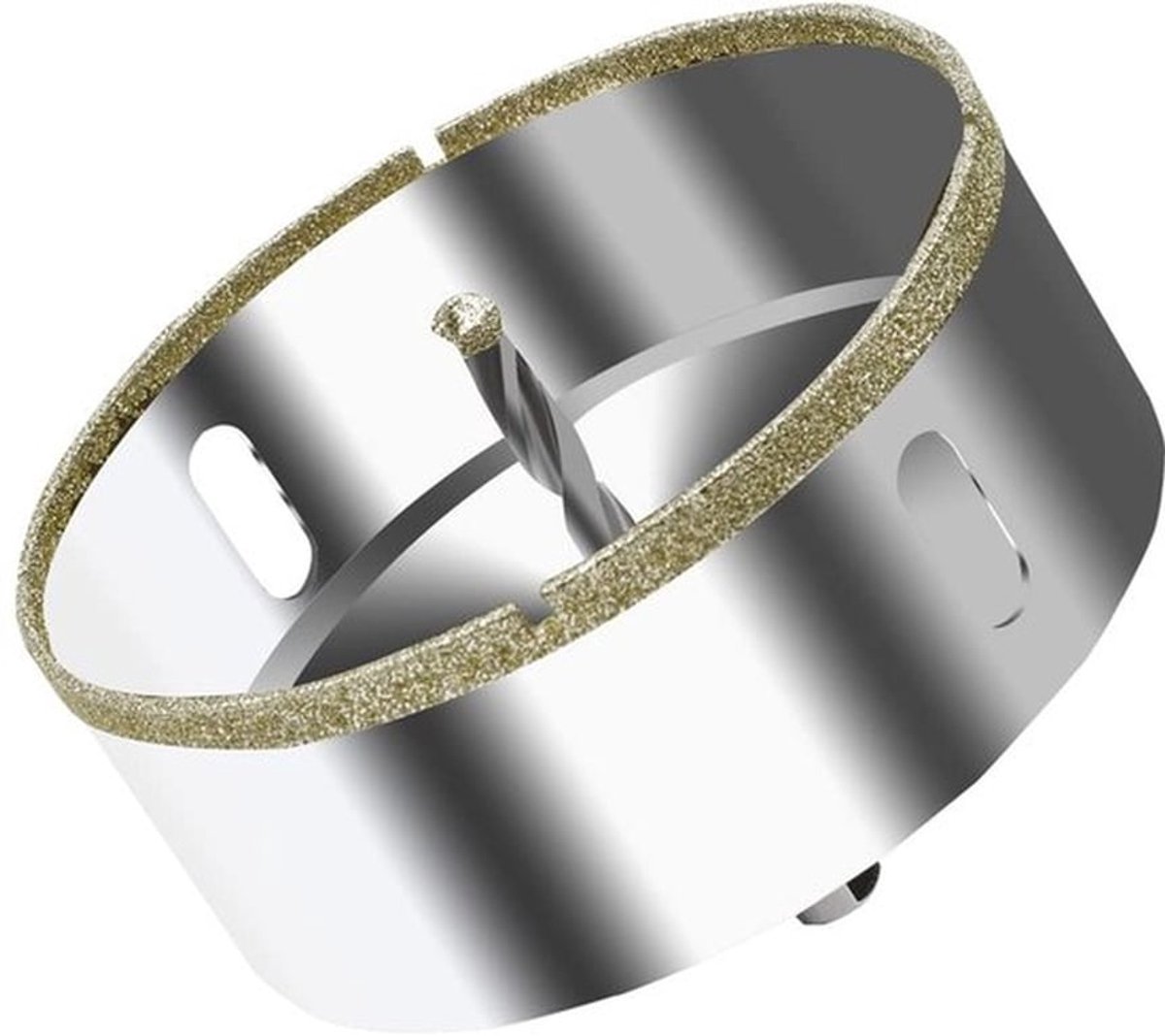 SnelShoppen - 100mm Diamant Boorset, Diamant Gaatjeszaag met Centreren Boor, Boor Bit voor Glas, Tegels, Keramiek, Marmer, Limestone, Fiberglass, Rvs,
