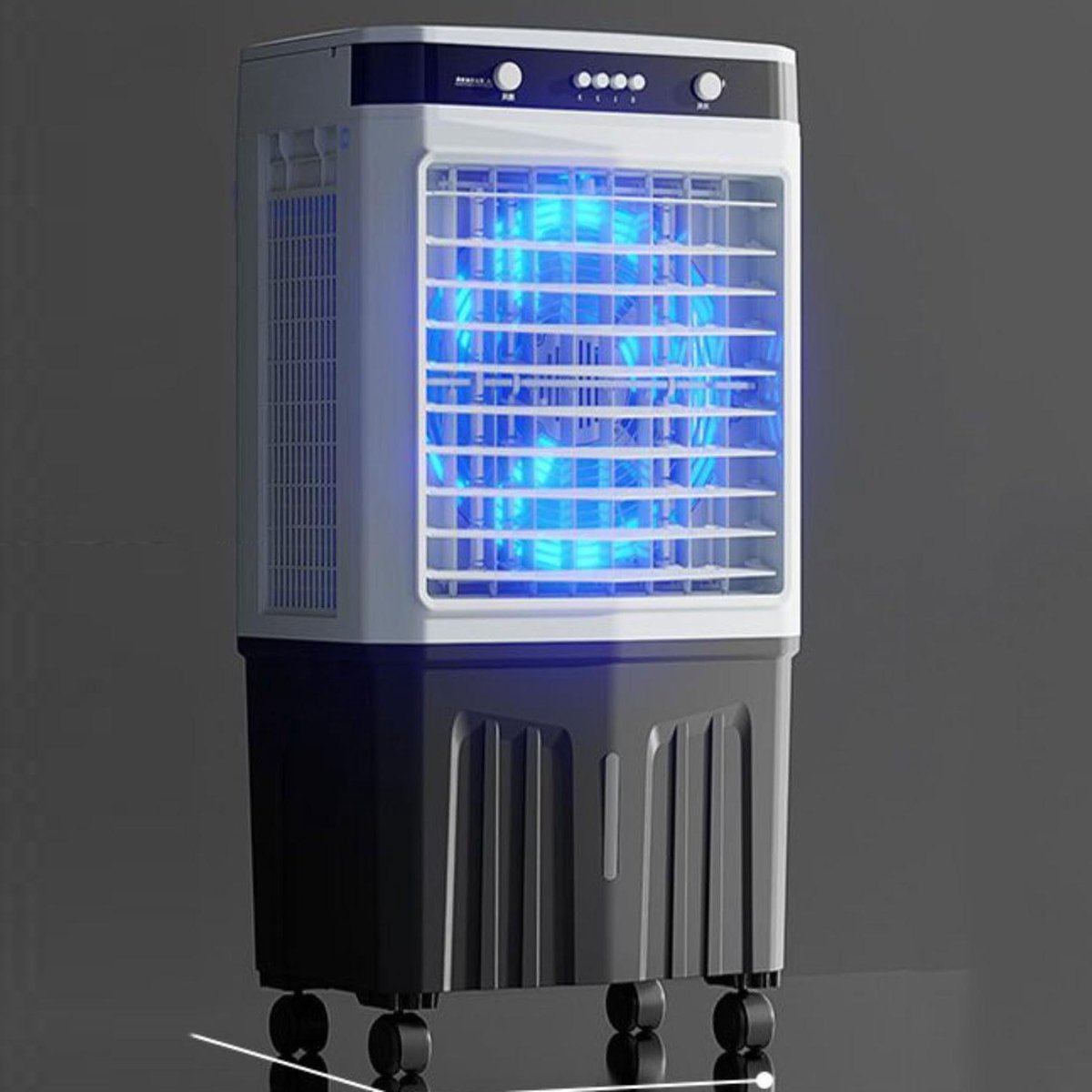 Verdampingskoeler - Mobiele ventilator Luchtkoeler - Ruimte Koelen - Zonder slang - 80CM - Mechanisch