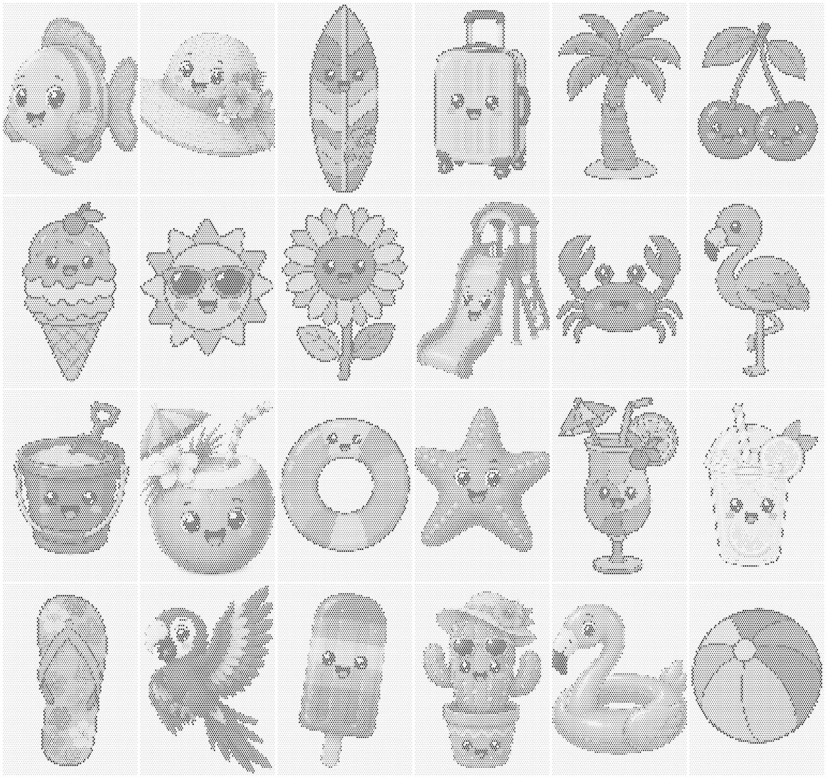 HappyDots DOT Painting Valuepack Zomer (24 stuks)